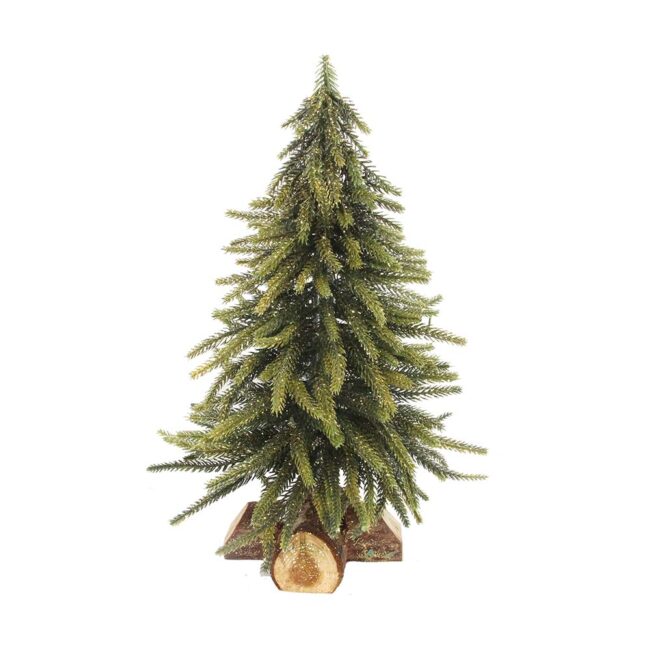GISELA GRAHAM TREE ON LOG GOLD GLITTER