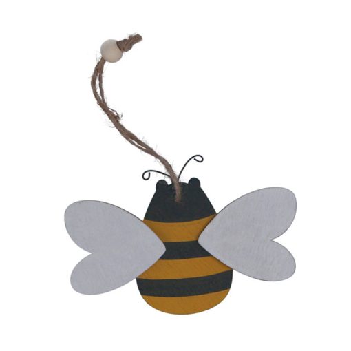 Gisela Graham Wooden Bee Decoration