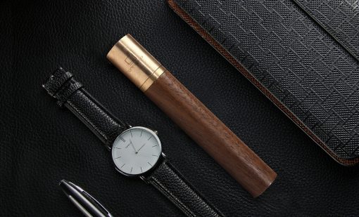 GINGKO FLAMLESS ELEMENT LIGHTER WALNUT - Image 2