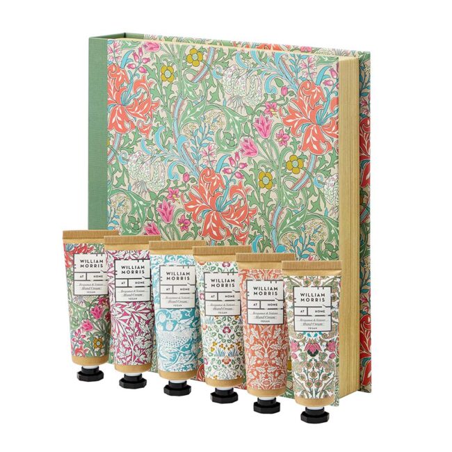 HEATHCOTE & IVORY MORRIS GOLD LILY HAND CREAM LIBRARY