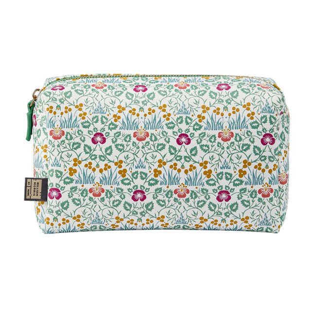 HEATHCOTE & IVORY MORRIS GOLD LILY WASH BAG MEDIUM EYEBRIGHT