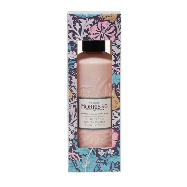 HEATHCOTE & IVORY MORRIS & CO PINK CLAY & HONEYSUCKLE BODY LOTION
