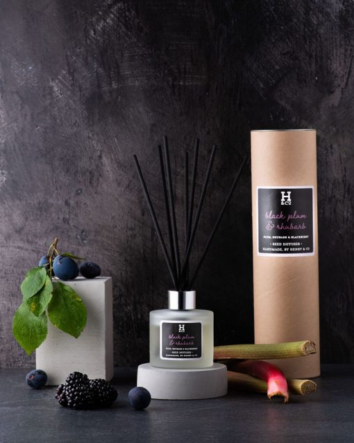HENRY & CO REED DIFFUSER BLACK PLUM AND RUBARB