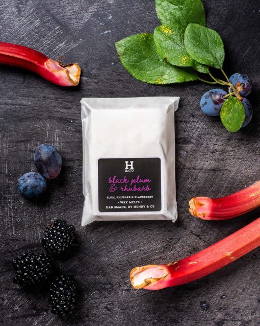 HENRY & CO WAX MELT BLACK PLUM AND RUBARB
