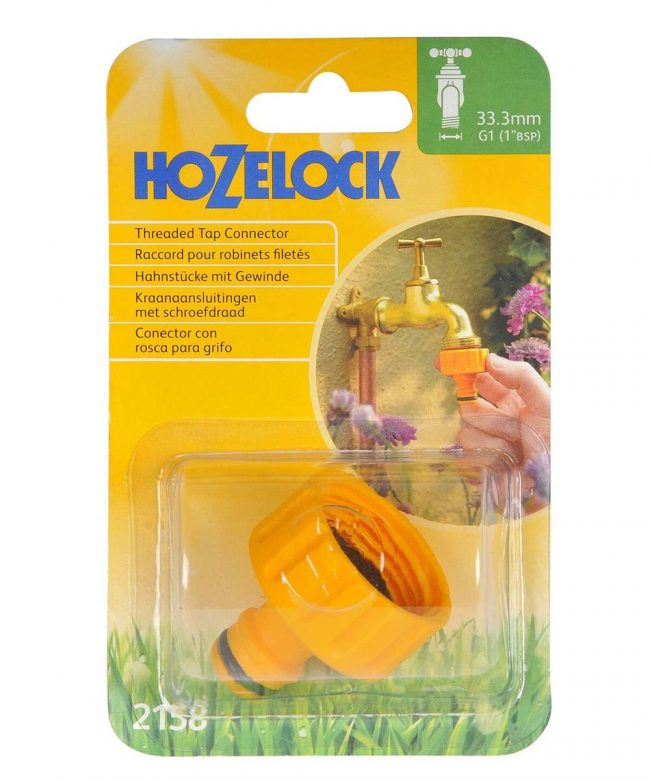 HOZELOCK THREADED TAP CONNECTOR 1IN