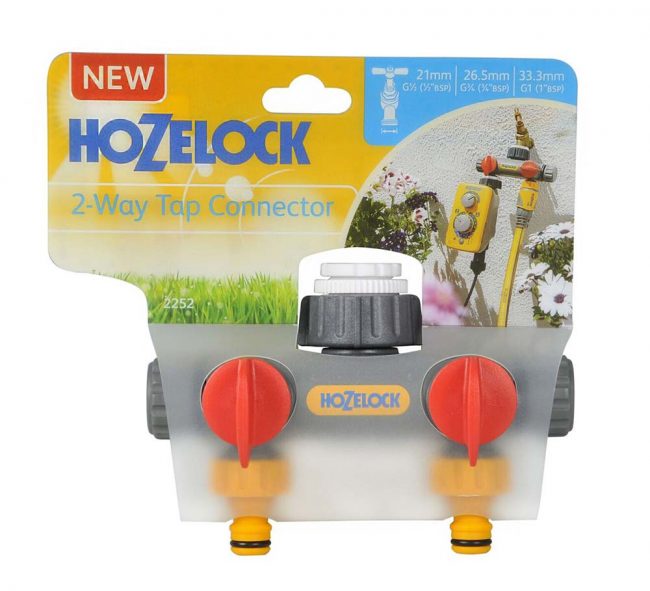 HOZELOCK TWO WAY TAP CONNECTOR