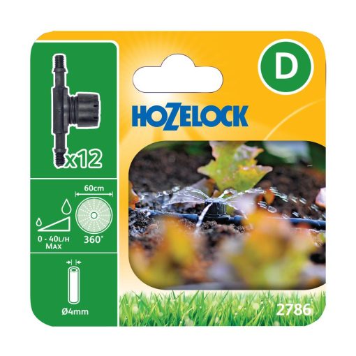 HOZELOCK 4MM 360° ADJUSTABLE SPRINKLER (12 PACK)