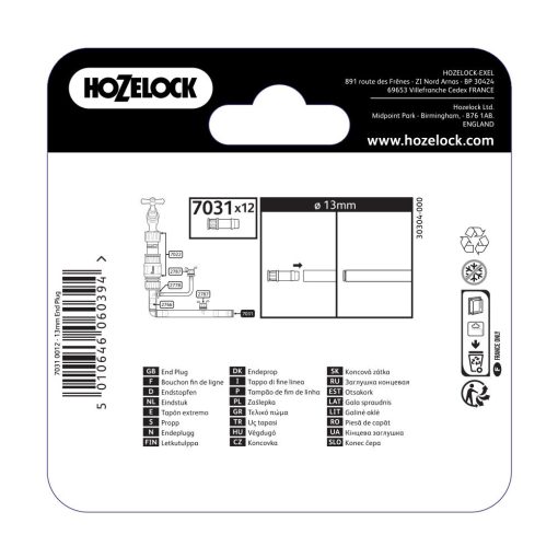 HOZELOCK 13MM END PLUG (12 PACK) - Image 3