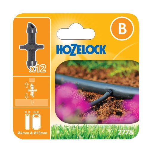 HOZELOCK 4MM STRAIGHT CONNECTOR (12 PACK)