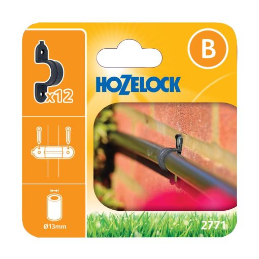 HOZELOCK 13MM WALL CLIP (12 PACK)
