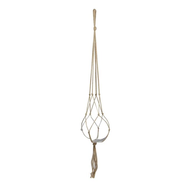 Ivyline Macrame Plant Hanger Natural 120cm