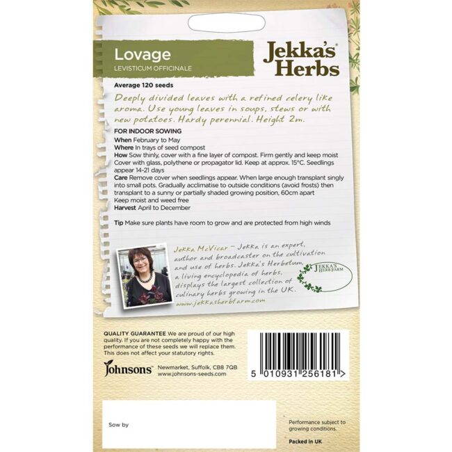 JOHNSONS JEKKA'S - LOVAGE SEEDS - Image 2