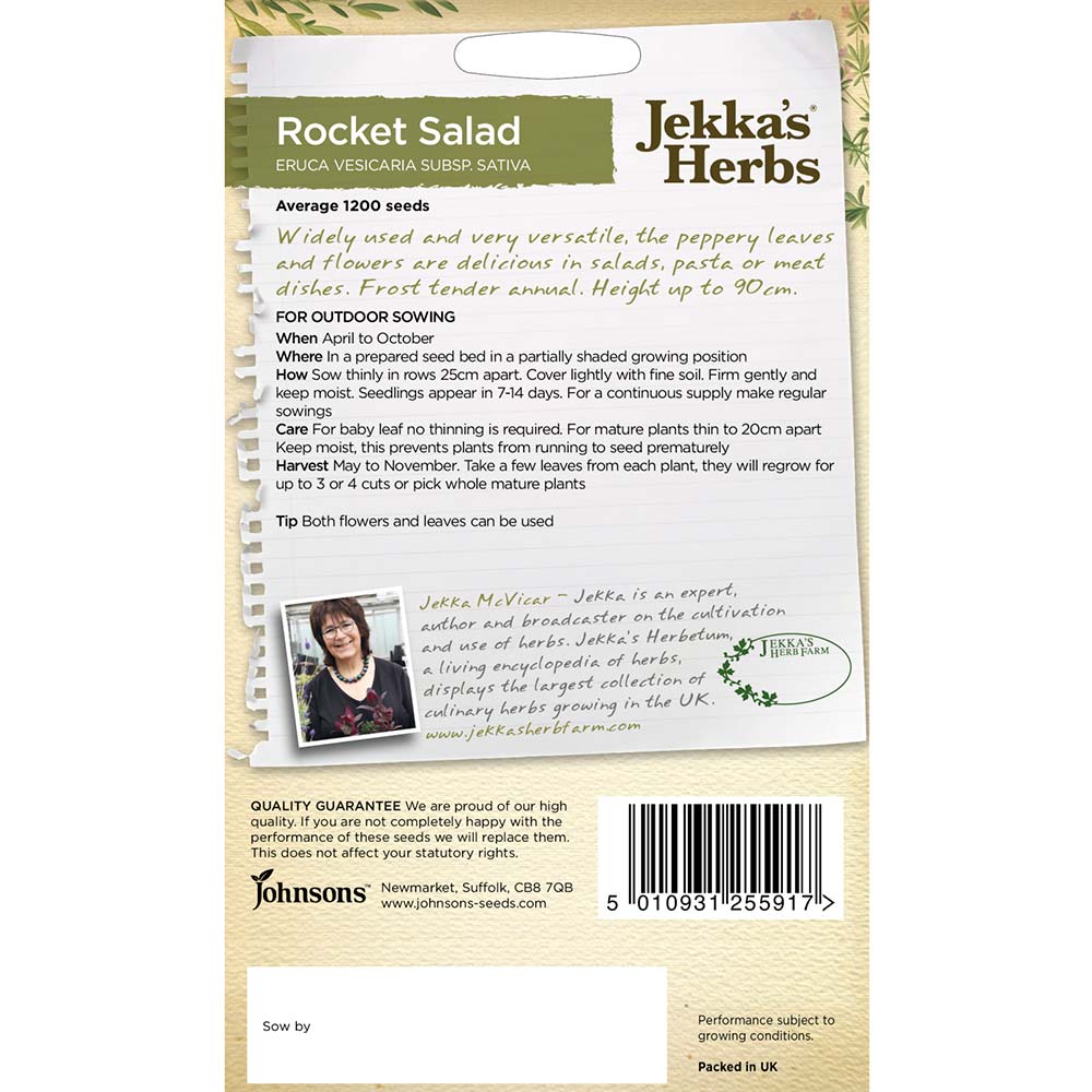 JOHNSONS JEKKA'S - ROCKET WILD SEEDS - Image 2