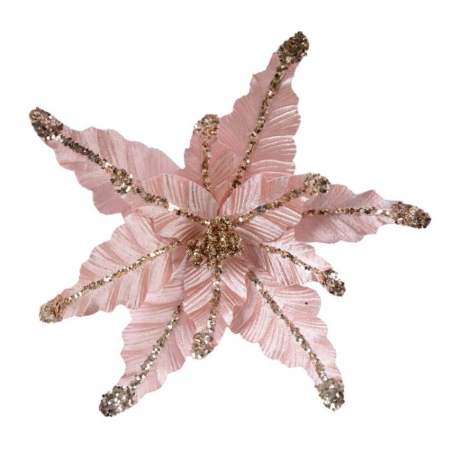DECORIS BLUSH PINK FLOWER CLIP