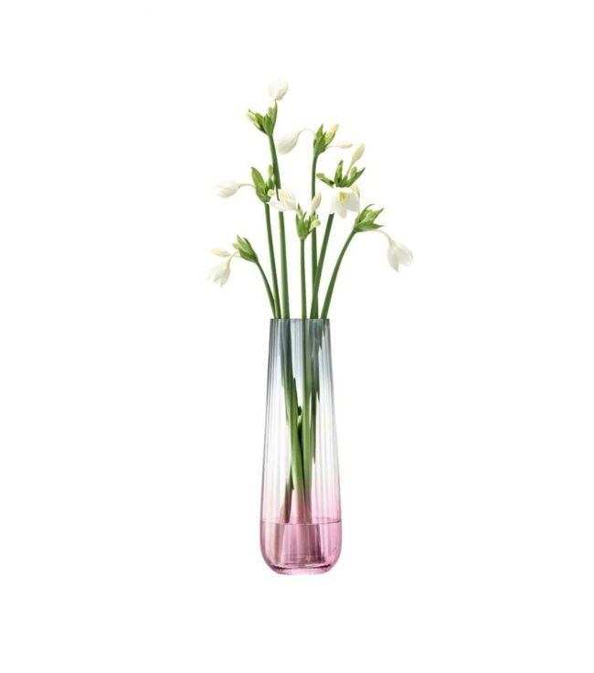 LSA DUSK VASE PINK/GREY H36CM - Image 2