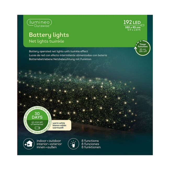 LUMINEO DURAWISE 192 LED NET WARM WHITE - Image 2