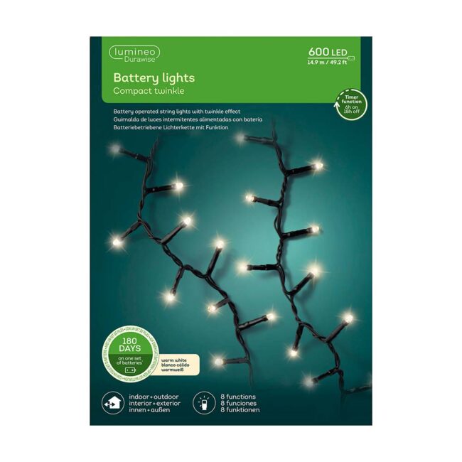 LUMINEO DURAWISE 600 LED COMPACT STRING WARM WHITE - Image 2