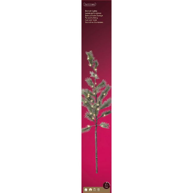 LUMINEO LED PINE BRANCH 26 LED WARM WHITE - Image 2