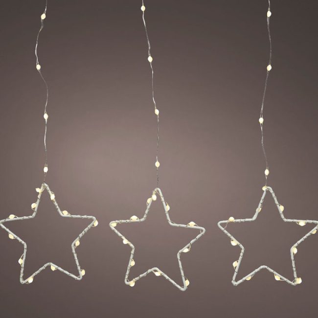 LUMINEO LED TREE DECORATING BUNCH STARS WARM WHITE