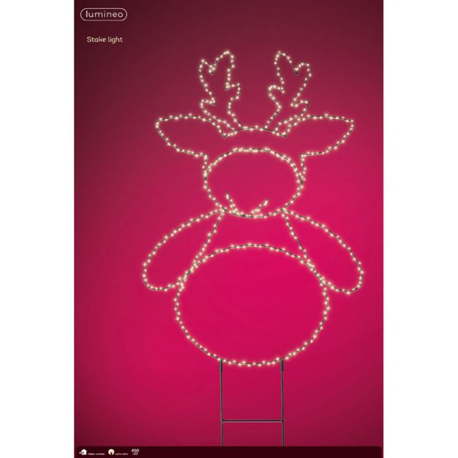 LUMINEO LED WIRE REINDEER FRAME WARM WHITE - Image 2