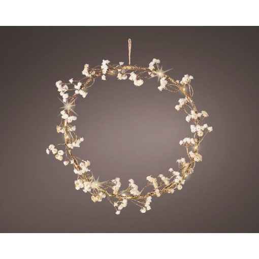 LUMINEO MICRO LED FLOWER WREATH WARM WHITE
