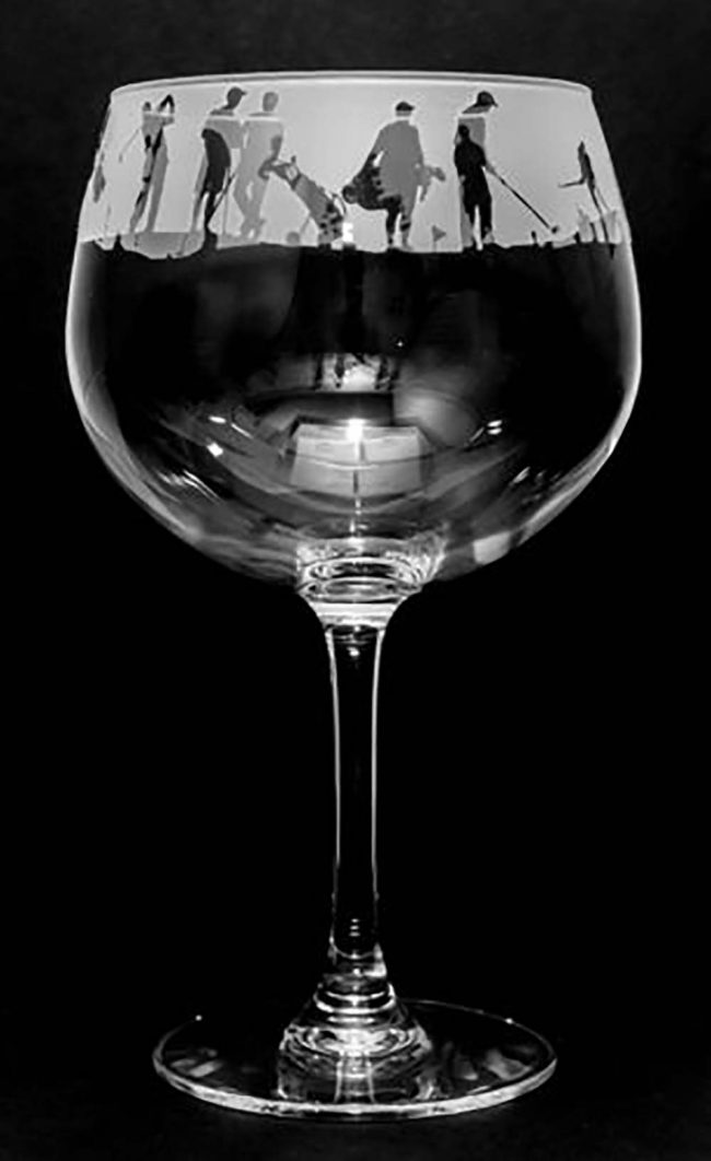 MILFORD GIN BALLOON GLASS GOLF
