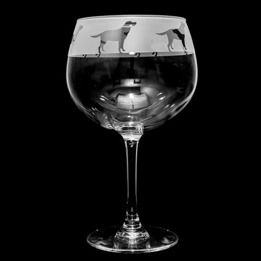 MILFORD GIN BALLOON GLASS LABRADOR