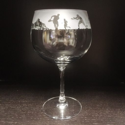 MILFORD GIN BALLOON GLASS RUGBY