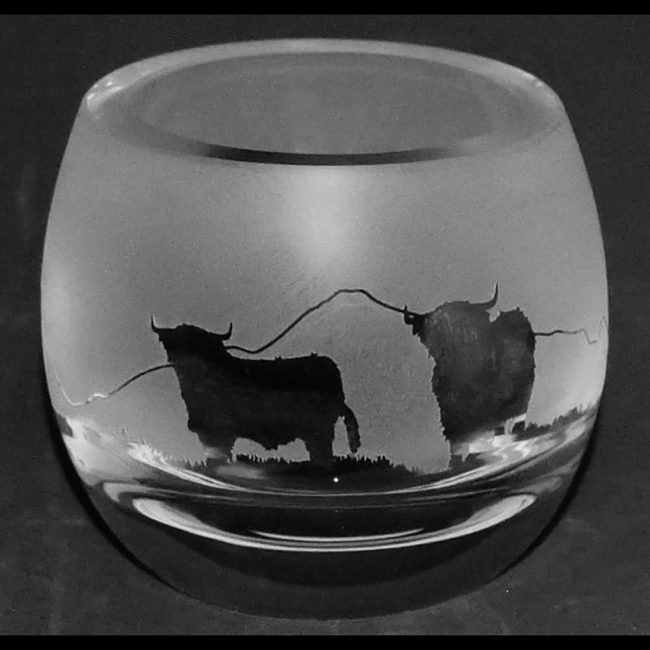 MILFORD TEALIGHT HOLDER GLASS HIGHLAND
