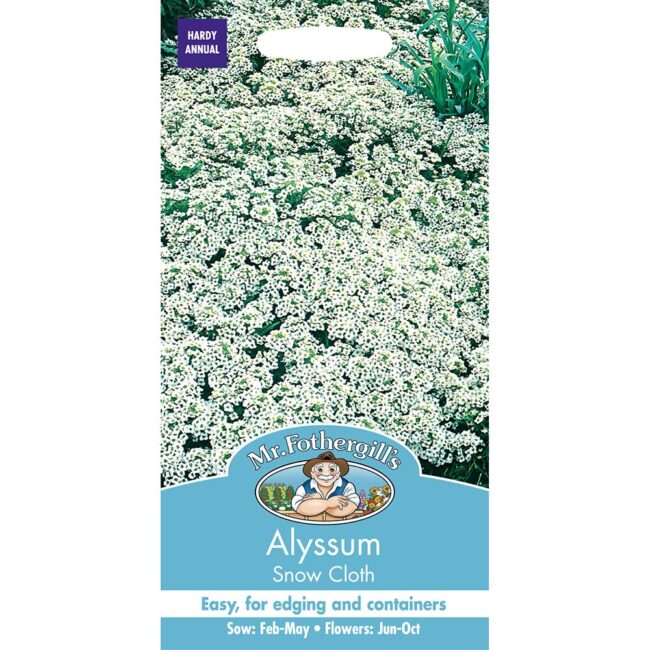 MR FOTHERGILL'S - ALYSSUM SNOW CLOTH SEEDS