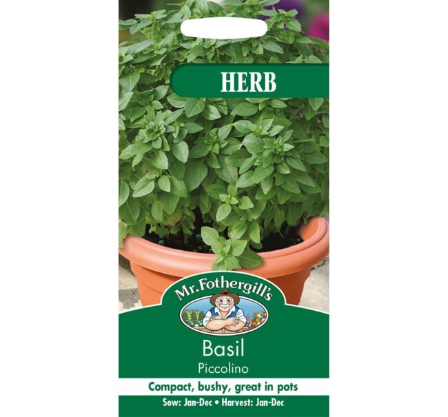 MR FOTHERGILL'S - BASIL PICCOLINO SEEDS