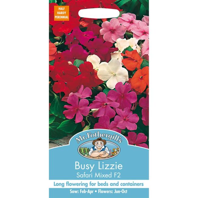 MR FOTHERGILL'S - BUSY LIZZIE SAFARI MIXED F2 SEEDS