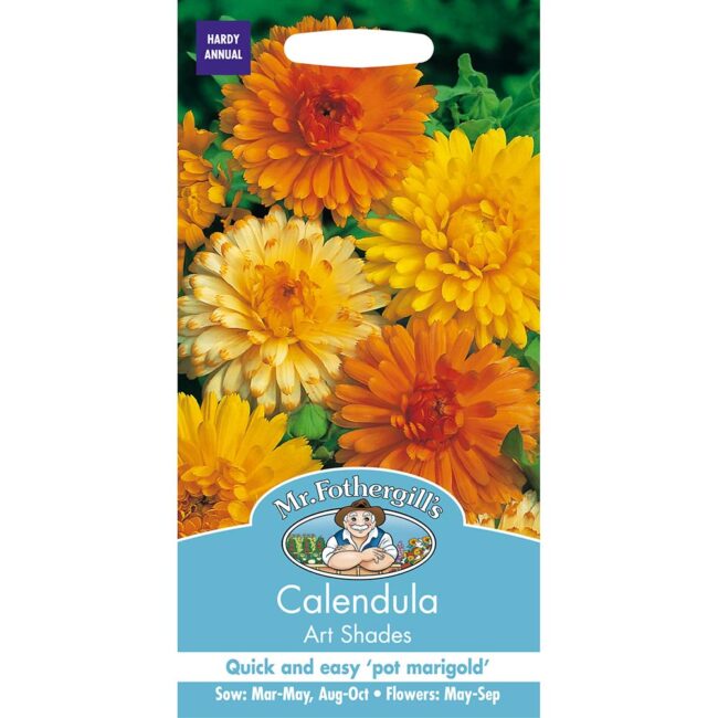 MR FOTHERGILL'S - CALENDULA ART SHADES SEEDS