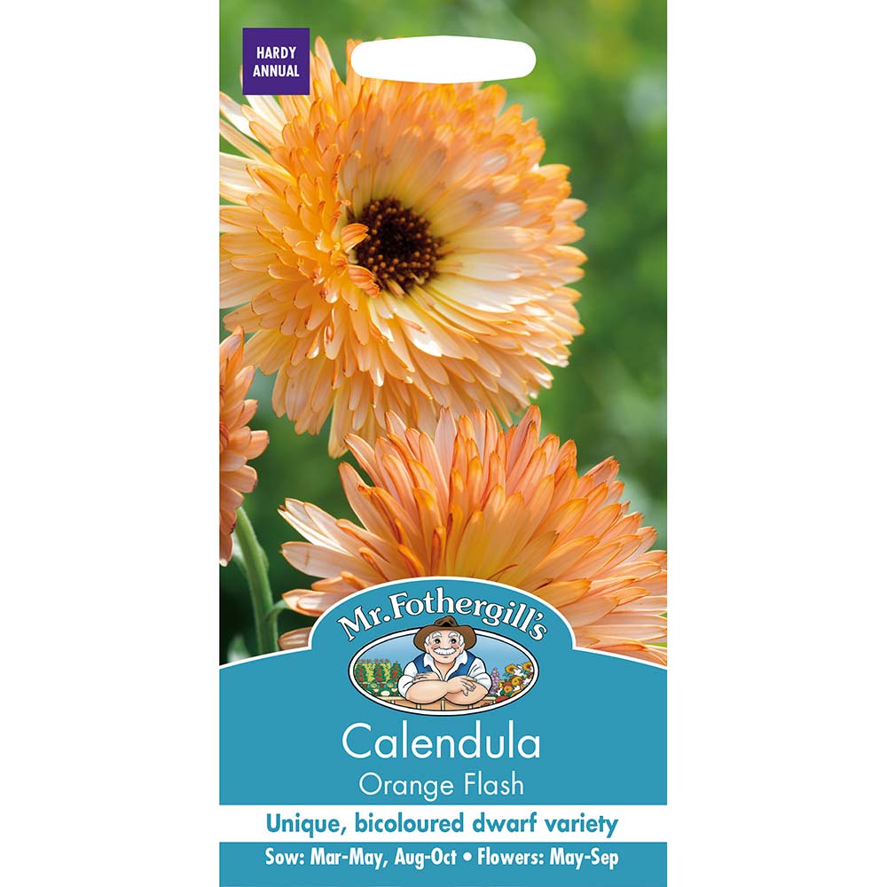 MR FOTHERGILL'S - CALENDULA ORANGE FLASH SEEDS
