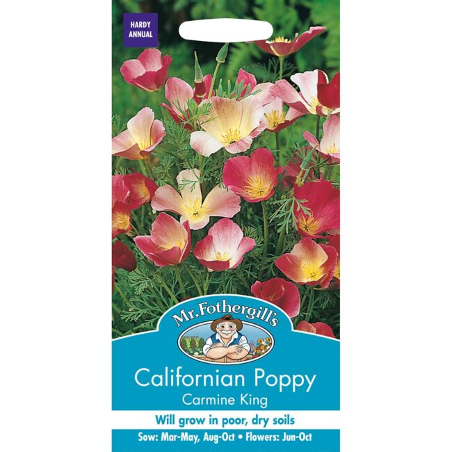 MR FOTHERGILL'S - CALIFORNIAN POPPY CARMINE KIN SEEDS