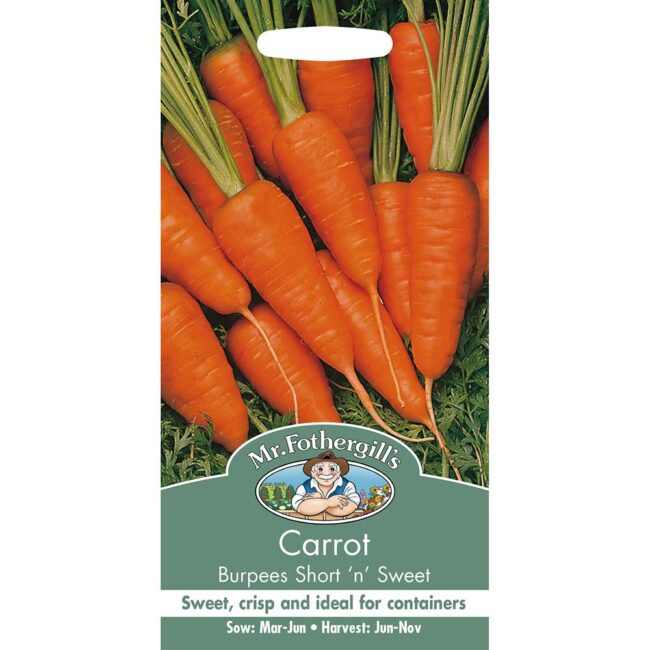 MR FOTHERGILL'S - CARROT BURPEES SHORT N SWEET SEEDS