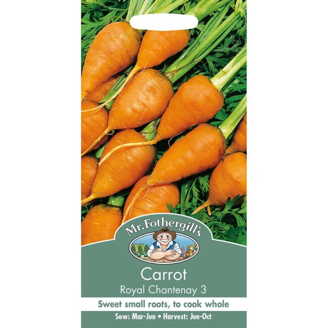 MR FOTHERGILL'S - CARROT ROYAL CHANTENAY 3 SEEDS