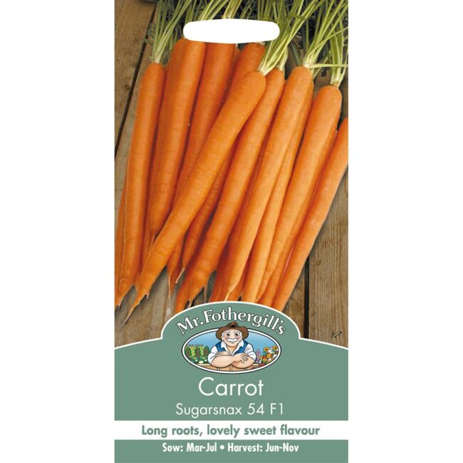 MR FOTHERGILL'S - CARROT SUGARSNAX 54 F1 SEEDS