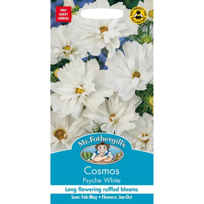 MR FOTHERGILL'S - COSMOS PSYCHE WHITE SEEDS