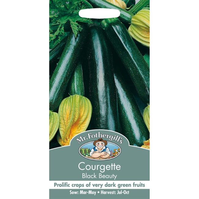 MR FOTHERGILL'S - COURGETTE BLACK BEAUTY SEEDS