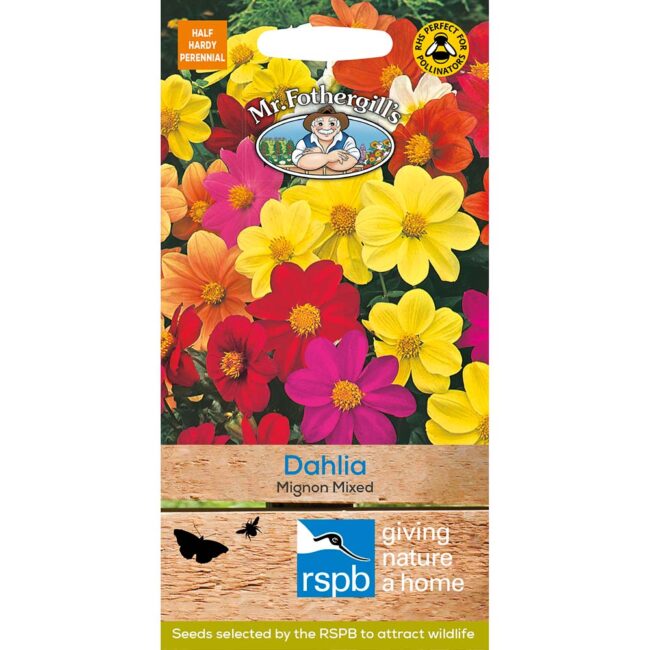 MR FOTHERGILL'S - DAHLIA MIGNON MIXED SEEDS