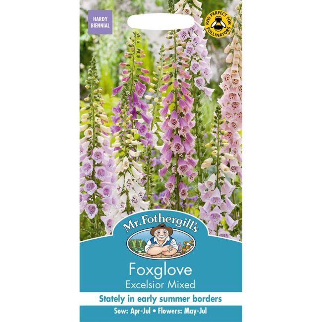 MR FOTHERGILL'S - FOXGLOVE EXCELSIOR MIXED SEEDS