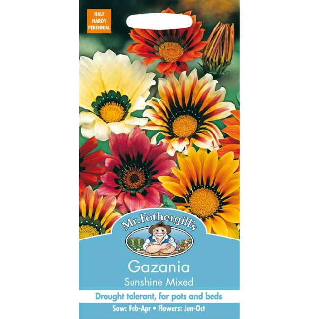 MR FOTHERGILL'S - GAZANIA SUNSHINE MIXED SEEDS