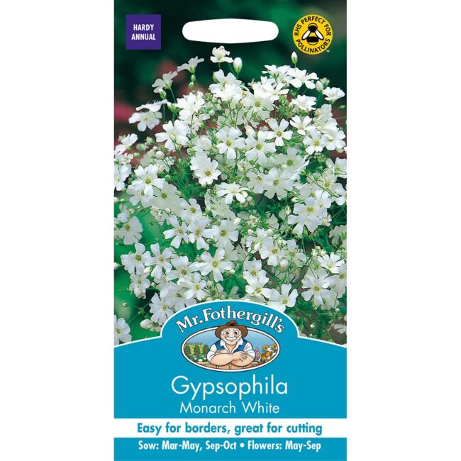 MR FOTHERGILL'S - GYPSOPHILA MONARCH WHITE SEEDS