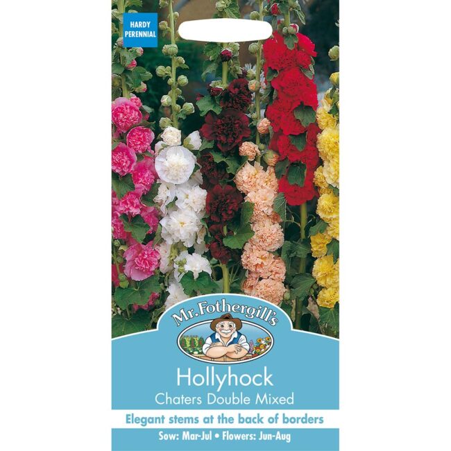 MR FOTHERGILL'S - HOLLYHOCK CHATERS DOUBLE MIX SEEDS