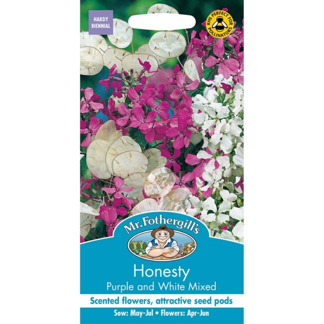 MR FOTHERGILL'S - HONESTY PURPLE AND WHITE MIX SEEDS