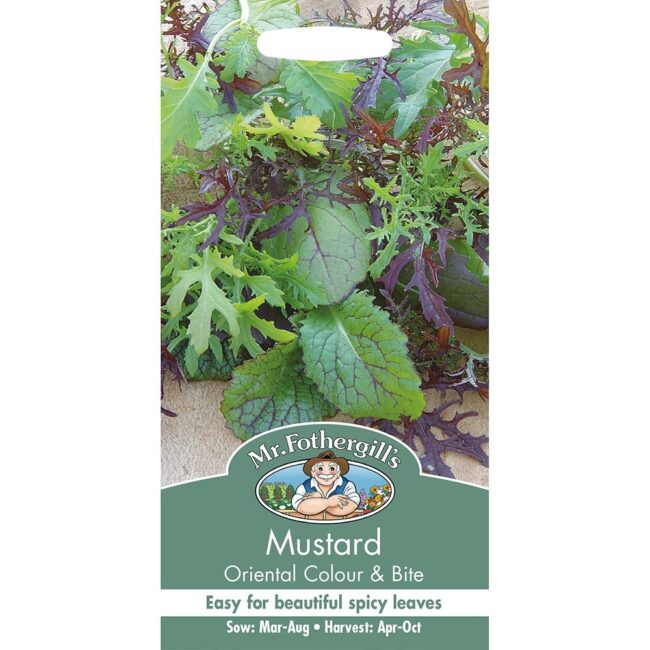 MR FOTHERGILL'S - MUSTARD COLOUR & BITE SEEDS