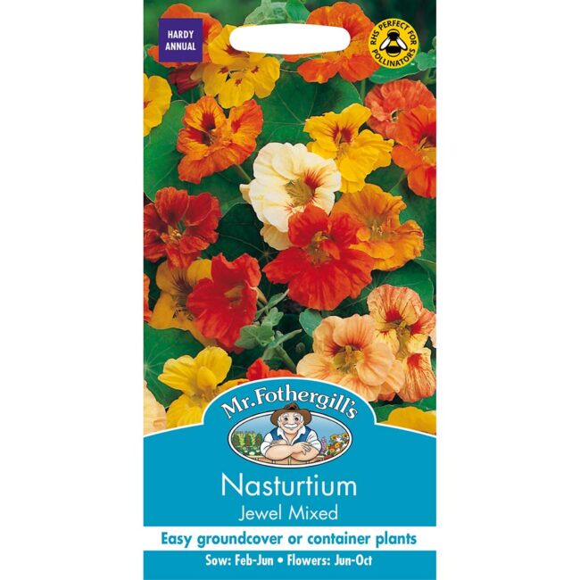 MR FOTHERGILL'S - NASTURTIUM JEWEL MIXED SEEDS
