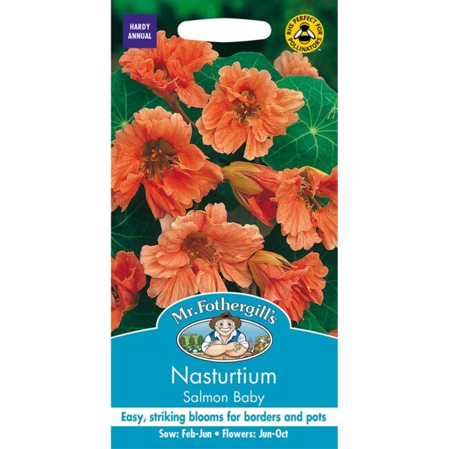 MR FOTHERGILL'S - NASTURTIUM SALMON BABY SEEDS