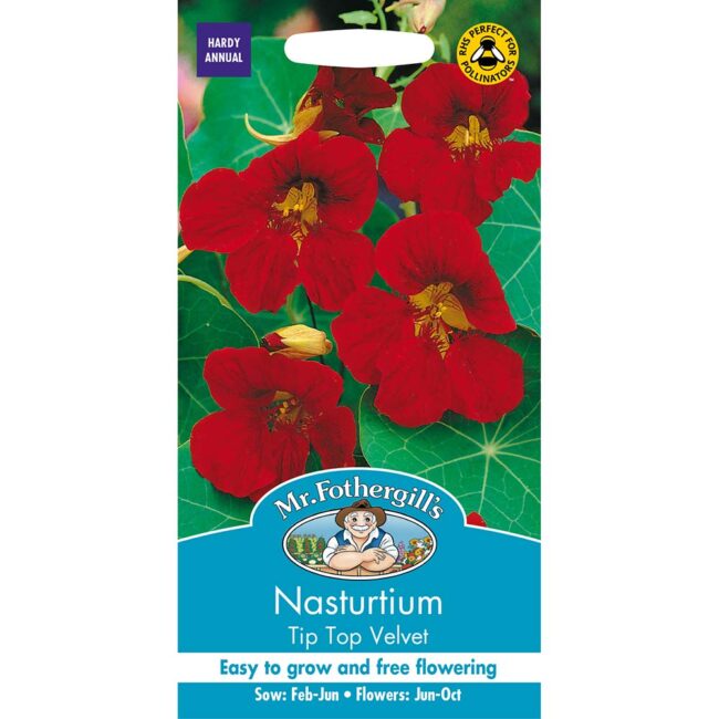 MR FOTHERGILL'S - NASTURTIUM TIP TOP VELVET SEEDS